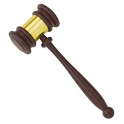 Plastic Judge Auctioneer Gavel
