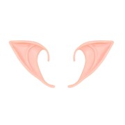 Soft Latex Pointed Elf Fairy Ears 1 Pair - Slip On Natural Rubber Latex