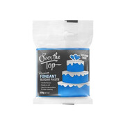 Over The Top Premium Royal Blue Vanilla Fondant Sugar Paste Block (250g) Pk 1
