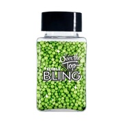 Green Edible Bling Cake Decorating Sprinkles (60g)