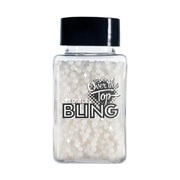 White Edible Bling Cake Decorating Sprinkles (60g)