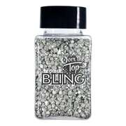 Silver Edible Bling Cake Sanding Sugar (80g)