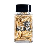 Edible Bling Gold Rods Cake Sprinkles 70g