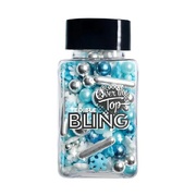 Edible Bling Xmas Winter Mix Cake Sprinkles (65g)