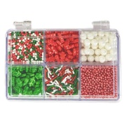 Edible Bling Xmas Mixed Bento Box Cake Sprinkles (120g)