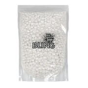 Pearl White Edible Sugar Ball Medley 500g Bulk Bag | Mixed Size Cake Sprinkles 2mm 4mm 6mm 8mm 10mm