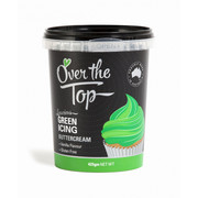 Over The Top Green Vanilla Buttercream Icing (425g) Pk 1
