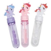 Unicorn Mini Bubble Wand Party Favours (Pk 3)