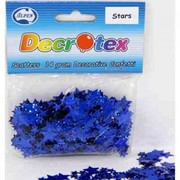 Blue Holographic Stars Confetti (14g) Pk 1 