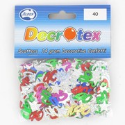 Multi 40 Confetti 14gms Pk 1 