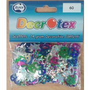 Multi 60 Confetti 14gms Pk 1 