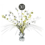 30 Gold, Silver & Black Foil Centrepiece Weight Pk 1
