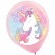 Enchanted Unicorn Latex Balloons 30cm Pk 5