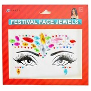 Rainbow Tiara Festival Face Gems Jewels 1 Set