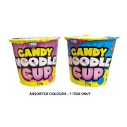 Kids Frenzy Candy Noodle Cup Novelty Candy 53g Pk 1