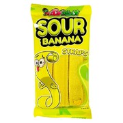Juicy Jelly Banana Sour Straps Lollies 160g