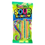 Juicy Jelly Rainbow Sour Straps Lollies 160g