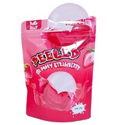Juicy Jelly Peeled Gummy Strawberry Lollies Candy 120g