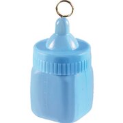Blue Baby Bottle Balloon Weight Pk 1 
