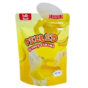 Juicy Jelly Peeled Gummy Banana Lollies Candy 120g