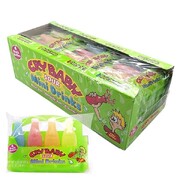 Nik L Lip Cry Baby Sour Wax Mini Bottles Candy Pk4 x 18