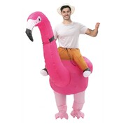 Adult Inflatable Flamingo Rider Costume One Size