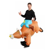 Adult Inflatable Bull Rider Costume One Size