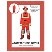 Adult Fire Fighter Costume Mens Large/X Large