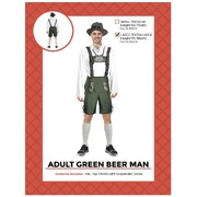 Adult Oktoberfest Green Beer Man Lederhosen Costume L/XL