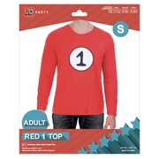 Adult Thing 1 Long Sleeve Costume Top Unisex Small