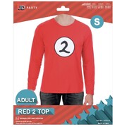 Adult Thing 2 Long Sleeve Costume Top Unisex Small