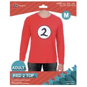 Adult Thing 2 Long Sleeve Costume Top Unisex Medium