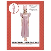 Adult Pink Good Witch Fairy Costume Size M/L