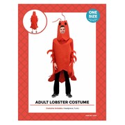 Adult Red Lobster Costume One Size