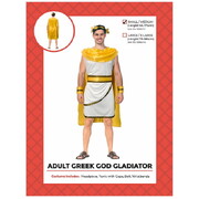 Adult Greek God Gladiator Toga Costume S/M