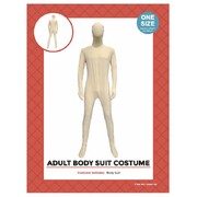 Adult Ivory Full Body Suit Costume One Size