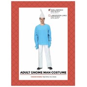 Adult Blue & White Little Gnome Man Costume S/M