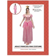 Adult Peachy Pink Gaming Princess Costume M/L