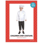 Child Chef Jacket & Hat Costume One Size
