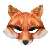 Fox Chinless Face Mask | Realistic 3D Animal Costume Mask