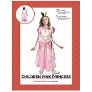 Child Peachy Pink Gaming Princess Costume 6-9 Yrs