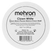 Mehron Clown White Makeup Face Paint (200gm) Pk 1