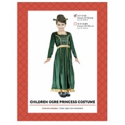 Child Green Ogre Princess Costume 6-9 Yrs