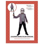 Child Friday Serial Killer Halloween Costume 6-9 Yrs