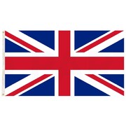 Union Jack British Fabric Flag with Eyelets 90 x 150cm