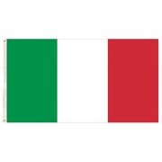 Italy Fabric Flag with Eyelets 90 x 150cm Italian