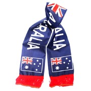 Australian Aussie Flag Scarf with Fringe