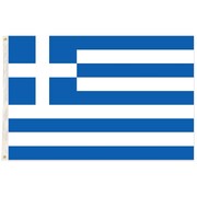 Greece Fabric Flag with Eyelets 90 x 150cm Greek