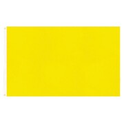 Yellow Flag 90x150cm 3x5ft with Eyelets | Caution Safety Sports Costume Flag