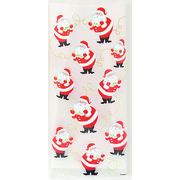Christmas Twinkle Santa Cello Bags Pk20